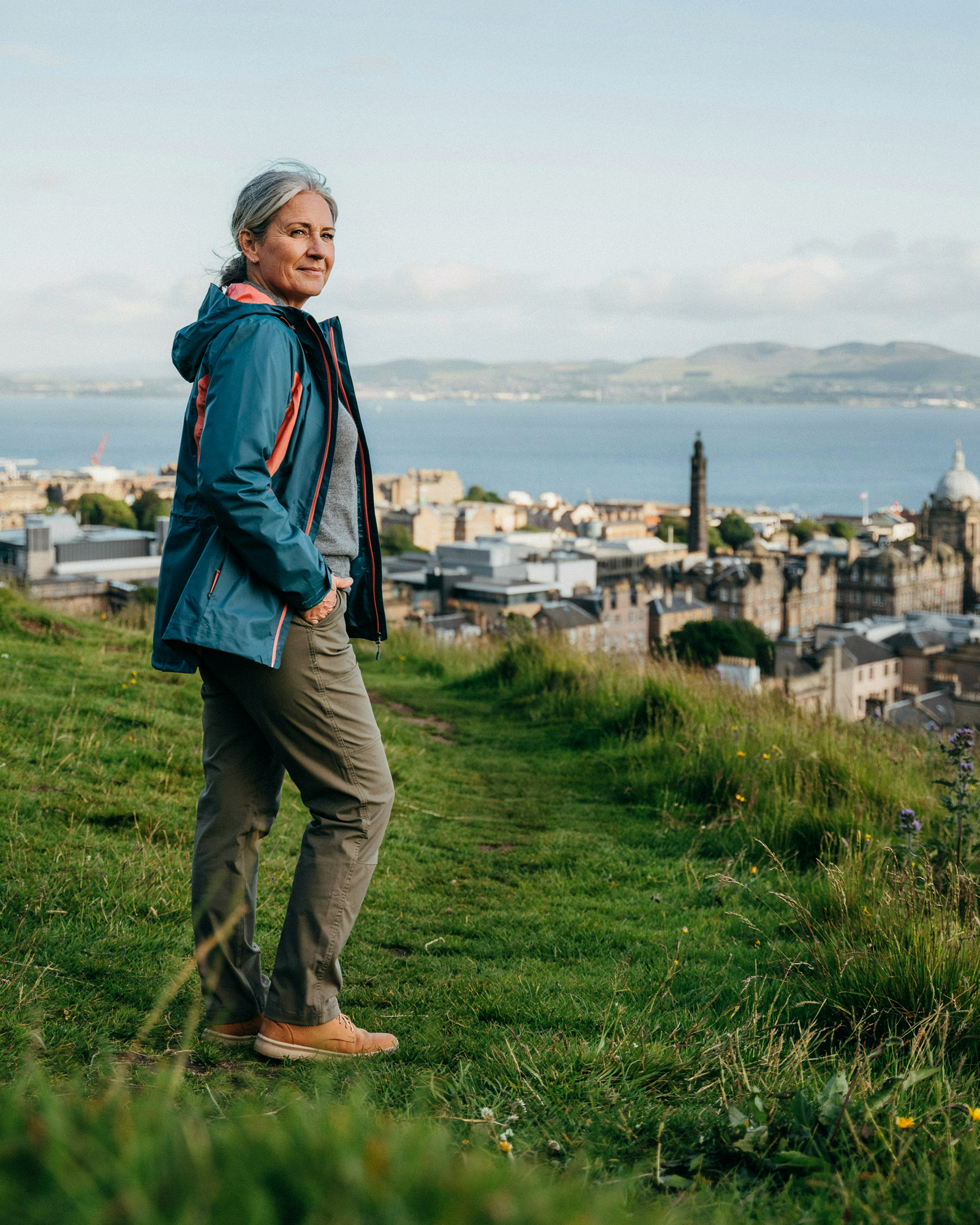 Woman walking along Bruntsfield Place in Edinburgh — Mounjaro dose escalation guide at Edinburgh Vaccination Clinic