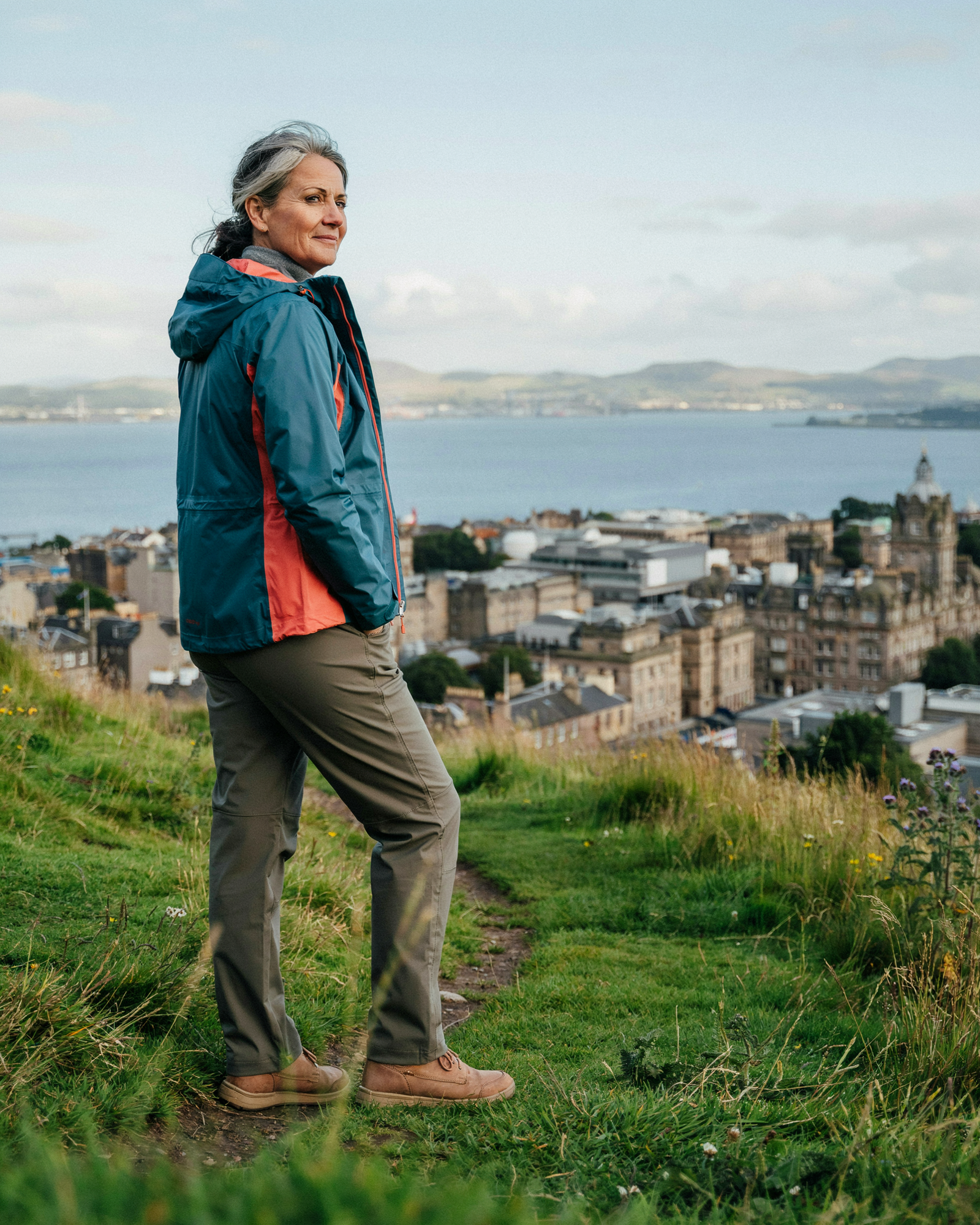 Woman walking through the Meadows park in Edinburgh — Mounjaro eligibility consultation available at Edinburgh Vaccination Clinic, Bruntsfield