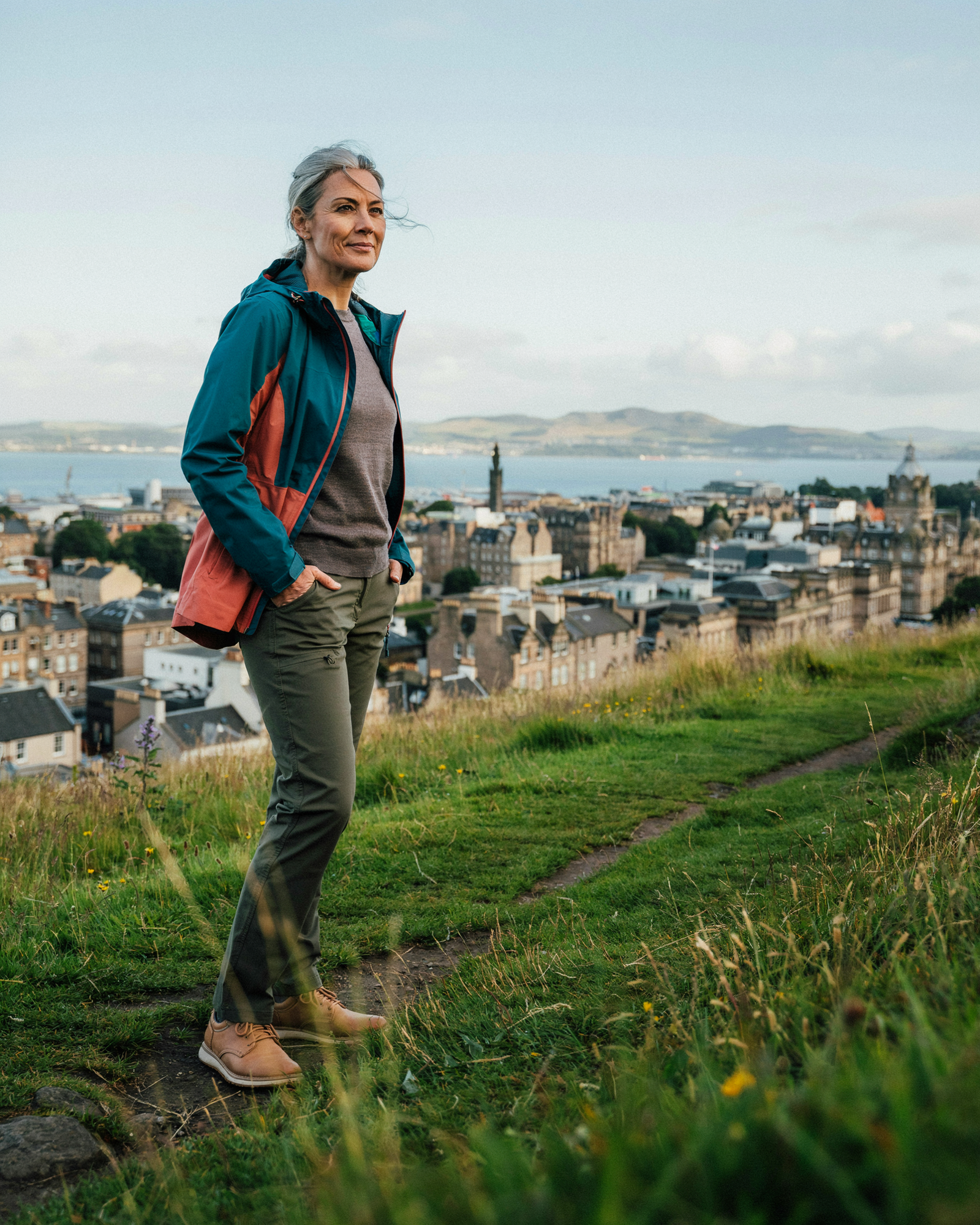 Woman walking along the Union Canal towpath in Edinburgh on a calm autumn morning — Mounjaro side effects at Edinburgh Vaccination Clinic